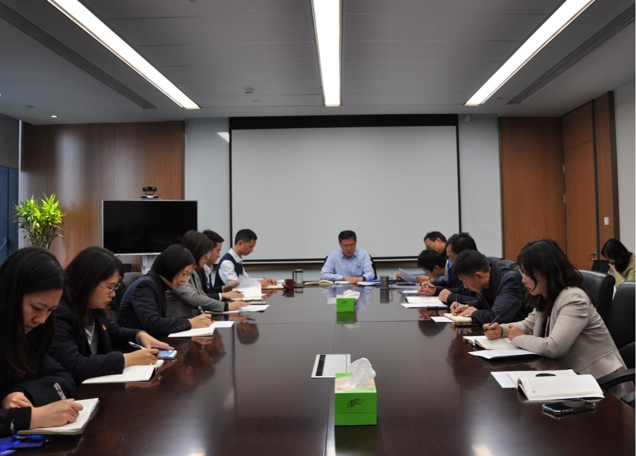 公司党支部传达学习党的十九届六中全会精神(图1)